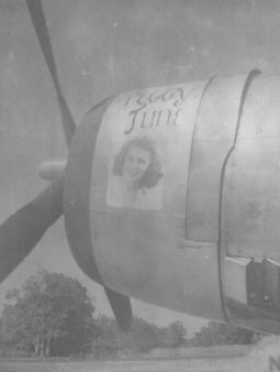 'Peggy June' P-47 Thunderbolt flown by Rudy Melichar in China in WWII.
